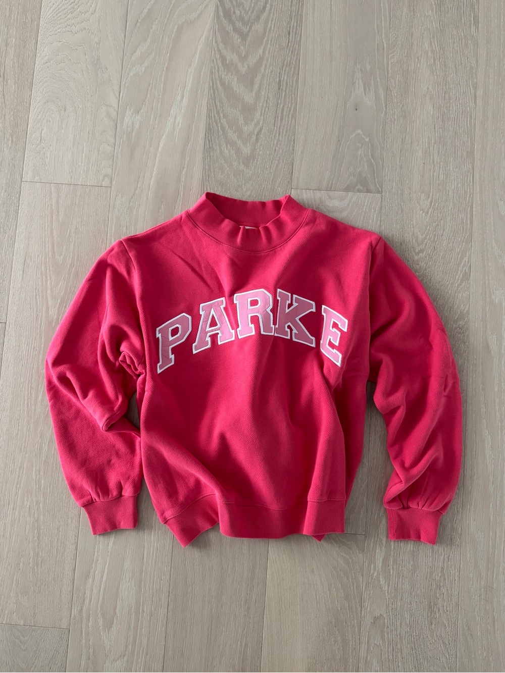PARKE Flamingo Varsity Mockneck L/XL